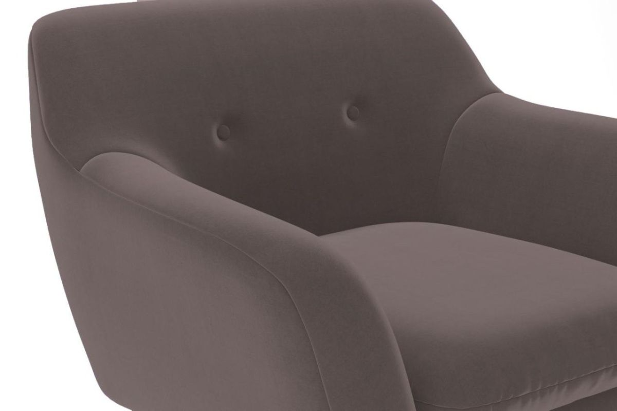 Кресло на ножках Реймс ткань Angora chocolate-3