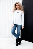 Туника 67085 [белый+самолет]