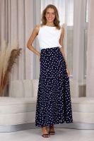 Юбка Ю030 [синий, белый]