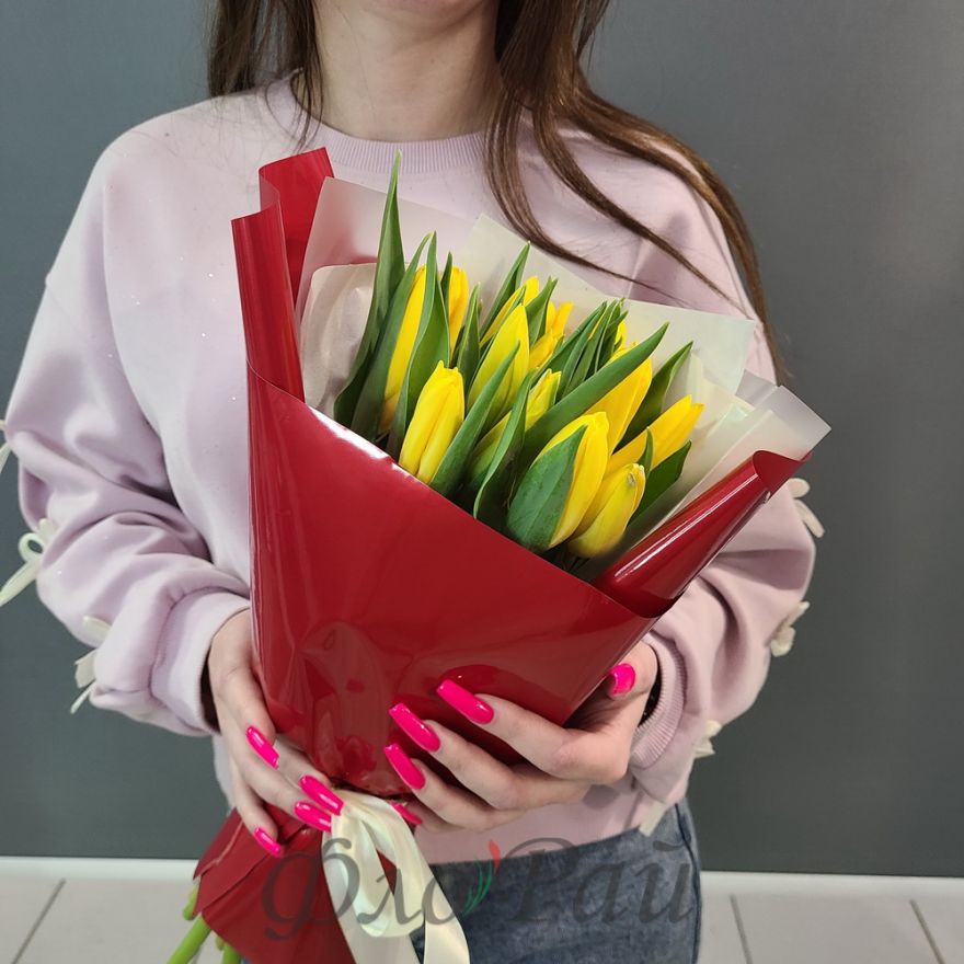 Букет 11 тюльпанов