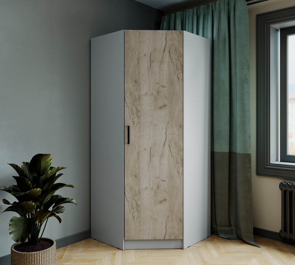 Шкаф комбинированный Ларс угловой угол скос