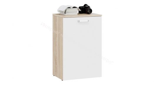 Стол письменный Тип 1 «Бостон» Дуб Сонома, Белый Ясень