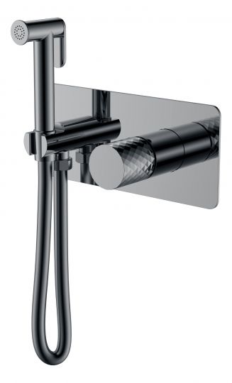 Однорычажный смеситель для гигиенического душа с ручкой Diamond Boheme Stick 127 схема 11