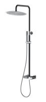 Душевая стойка с круглой лейкой и ручкой Touch Boheme  128 схема 1