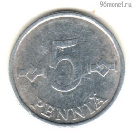 Финляндия 5 пенни 1977