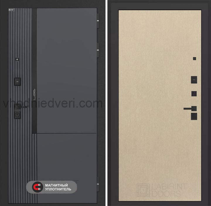 Входная дверь Лабиринт Лаб 2 Про - 05 Венге светлый