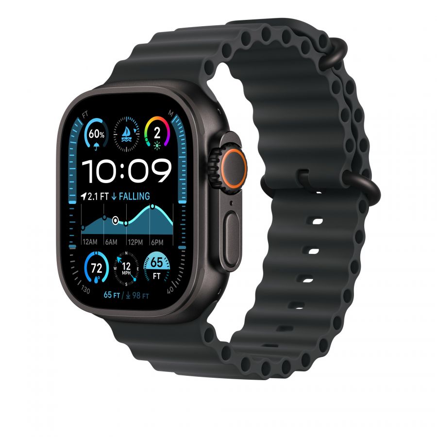 Часы Apple Watch Ultra 2 GPS + Cellular 49mm Black Titanium Case with Black Ocean Band