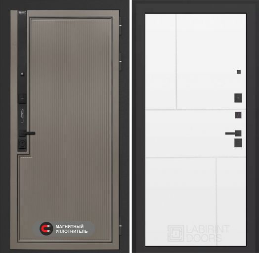 Входная дверь Лабиринт Лаб 1 Про - 21 Белый софт