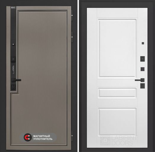 Входная дверь Лабиринт Лаб 1 Про - 03 Белый софт