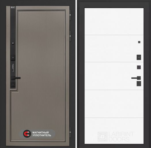 Входная дверь Лабиринт Лаб 1 Про - 13 Белый софт