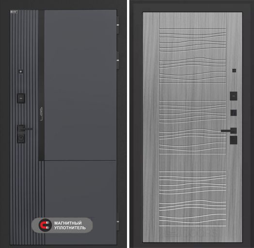 Входная дверь Лабиринт Лаб 2 Про - 06 Сандал серый