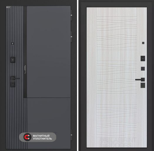 Входная дверь Лабиринт Лаб 2 Про - 06 Сандал белый