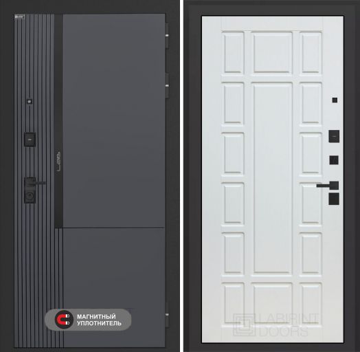 Входная дверь Лабиринт Лаб 2 Про - 12 Белое дерево