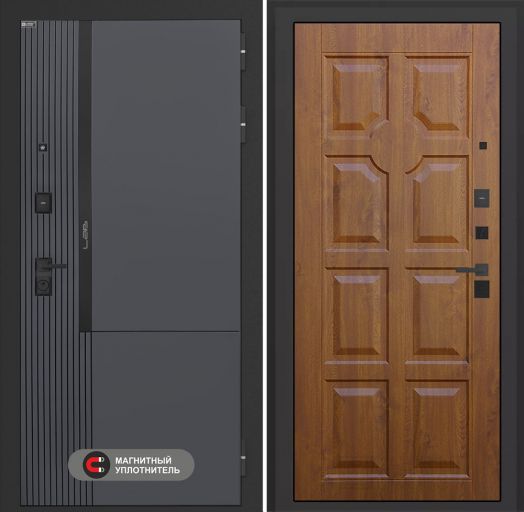 Входная дверь Лабиринт Лаб 2 Про - 17 Винорит Золотой дуб