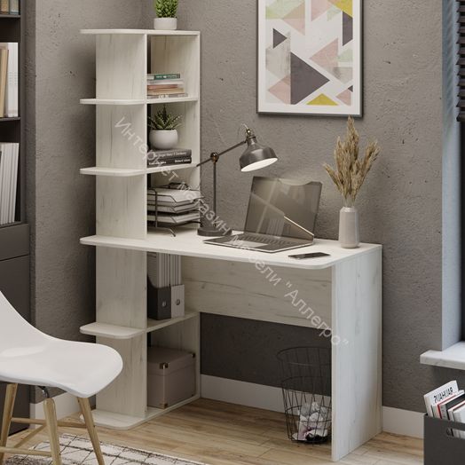 Стол письменный тип 4 Дуб Крафт белый