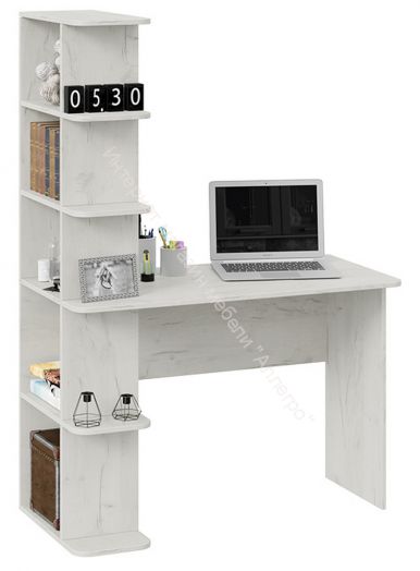 Стол письменный тип 4 Дуб Крафт белый