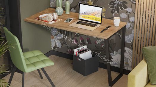 Стол письменный «Порто» - ТД-393.15.01 Графит, Яблоня Беллуно