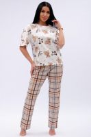 Тея пижама женская [бежевый]
