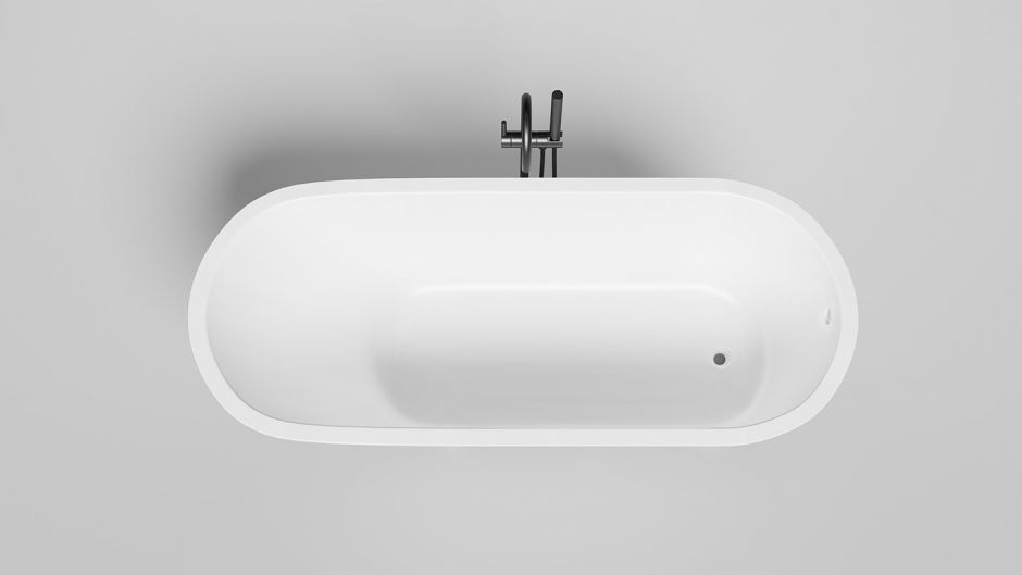 Встраиваемая ванна из искусственного камня Salini Ornella 180х80 102312G ФОТО