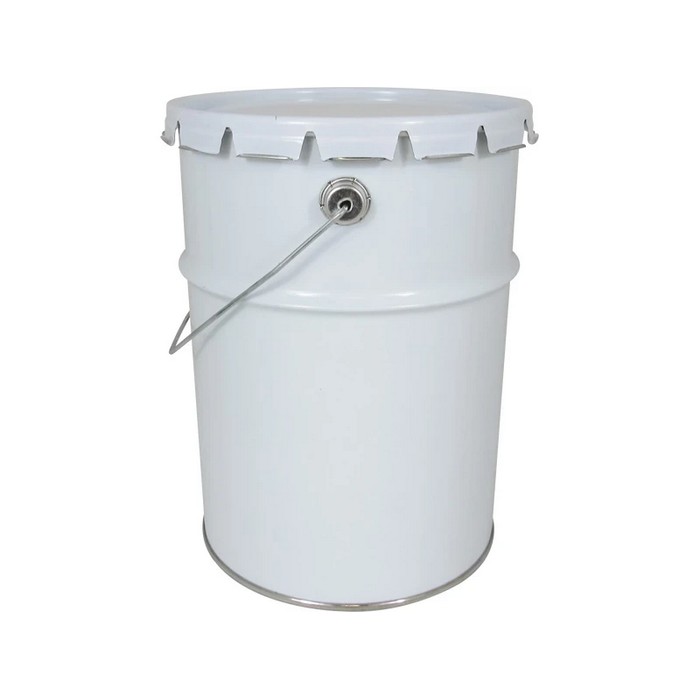 Profkolor Ведро металлическое крышка-корона, цвет белый, 5л. ВМк 5б (Б)