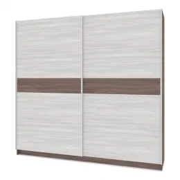 Шкаф-купе Урбан У645 (ш2400*г600*в2270мм) Серый дуб - Белый