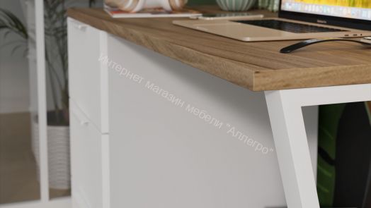 Тумба универсальная «Порто» (для стола) - ТД-393.15.01-11 Белый Жемчуг, Белый софт