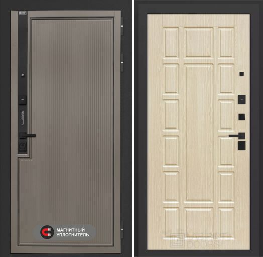 Входная дверь Лабиринт Лаб 1 Про - 12 Беленый дуб