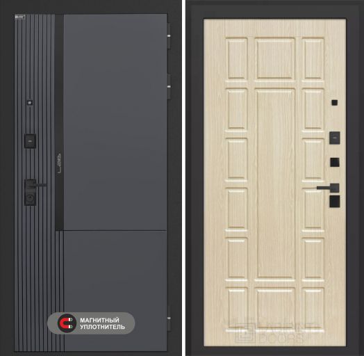 Входная дверь Лабиринт Лаб 2 Про - 12 Беленый дуб