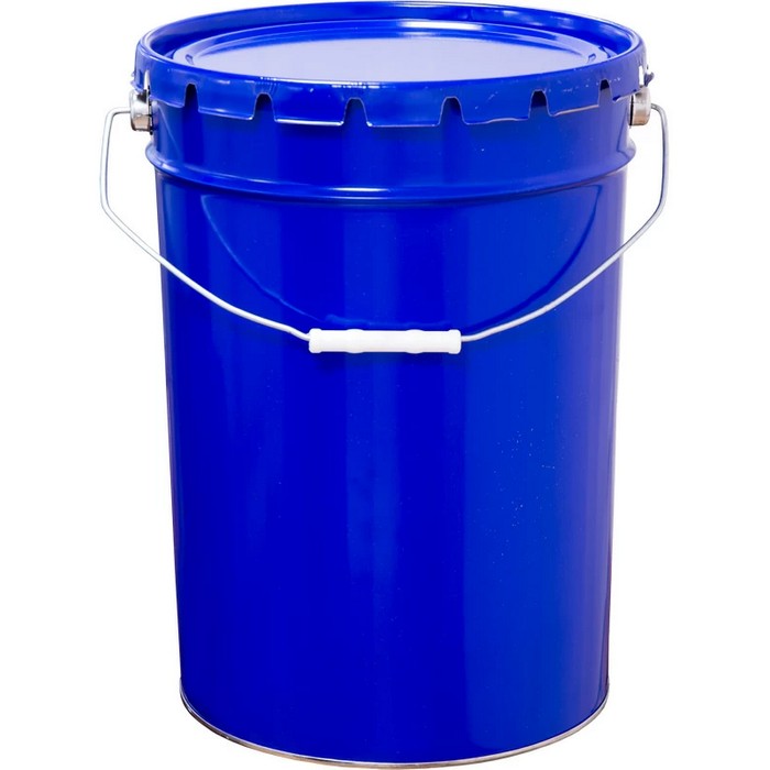 Profkolor Ведро металлическое крышка-корона, с покрытием внутри, цвет синий, 25л. ВМк 25с с покрытием
