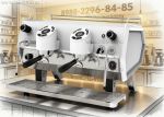 Кофемашина Sanremo PRO D8 2GR белая
