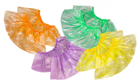 Бахилы ПНД "ДЕТСКИЕ", гладкие, на резинке