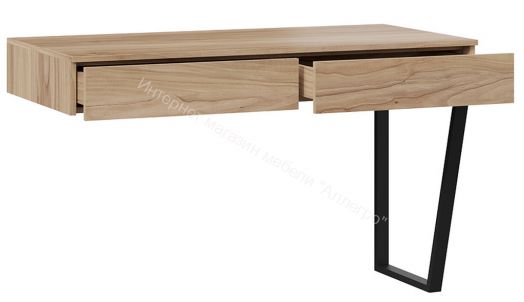 Стол письменный с ящиками «Порто» - ТД-393.15.02 Графит, Яблоня Беллуно