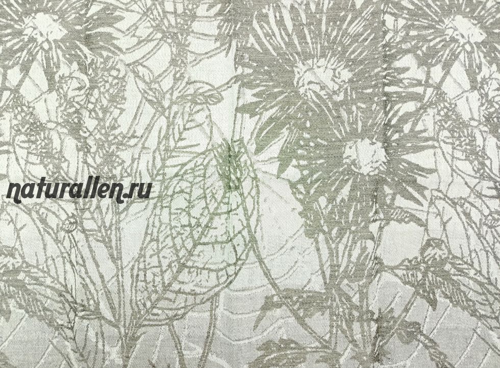 Салфетки сервировочные "Серые цветы"