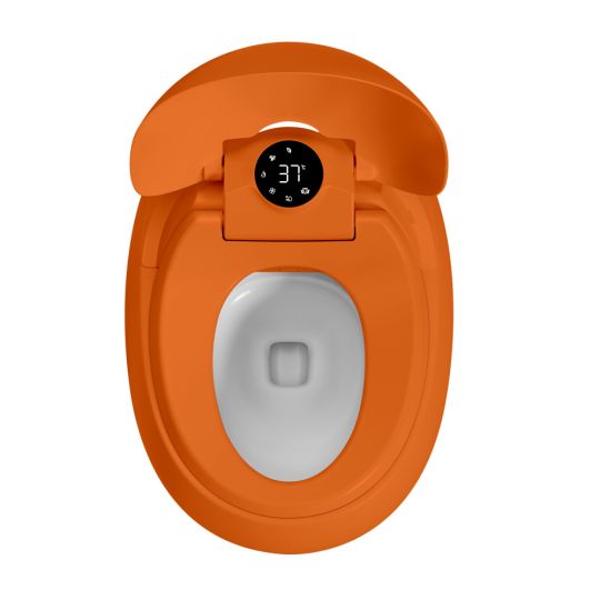 Электронный унитаз-биде ABBER Bequem AC1131SOR напольный оранжевый схема 13