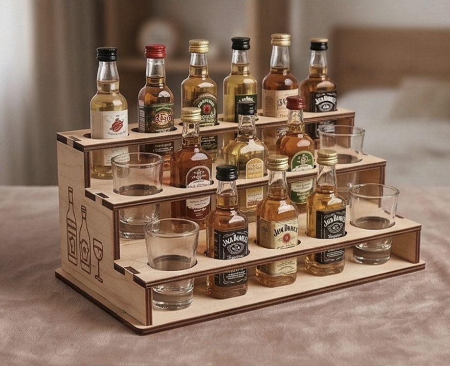 Стенд для шотов/бутылочек (барный) на 12 мест