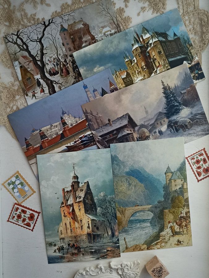 Набор из 6 открыток Архитектура