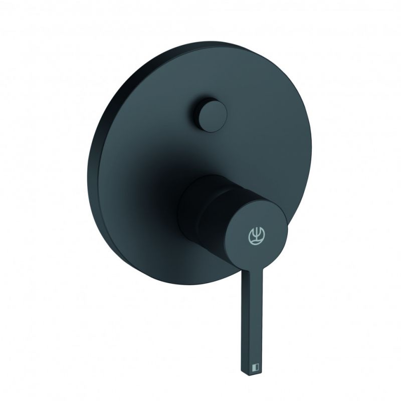 Смеситель для душа Kludi Nova Fonte Puristic внешняя часть, черный матовый 206593915