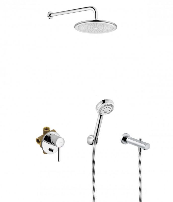 Душевая система 7в1 Kludi Bozz хром 386310576