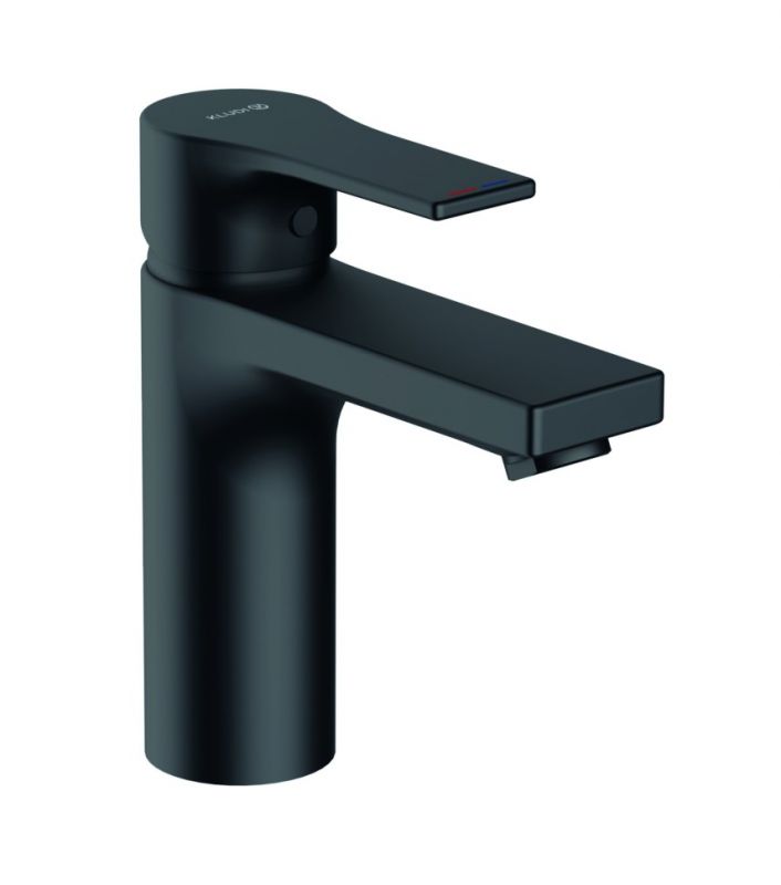 Смеситель для раковины Kludi Zenta SL с донным клапаном, черный матовый 482983965
