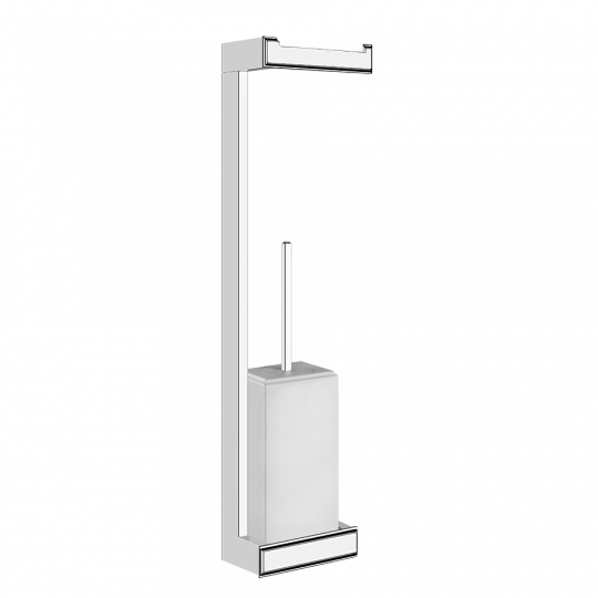 Gessi Eleganza Комплект: Держатель для туалетной бумаги + ёршик 46467