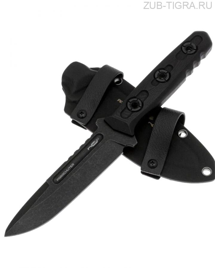 Нож Parachuter сталь AUS-10 рукоять Black G10