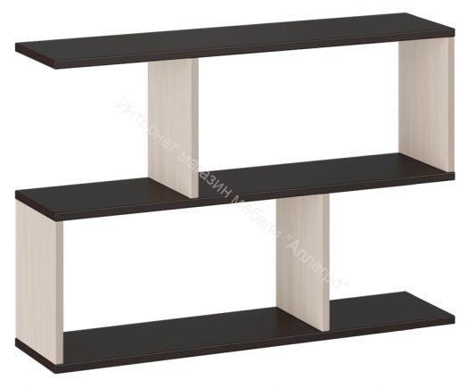 Полка настенная тип 14 Венге Цаво, Дуб Молочный