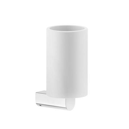 Белый подвесной стакан Gessi Rilievo 59507