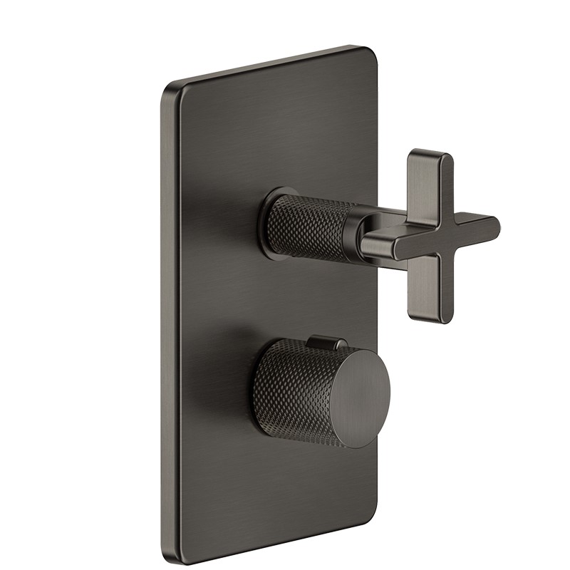 Изображение Встраиваемый термостатический смеситель Gessi Inciso 58236 для ванны/душа с переключателем на 3 источника