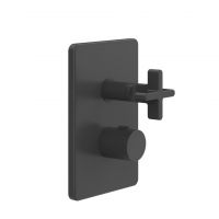 Встраиваемый термостатический смеситель Gessi Inciso 58236 для ванны/душа с переключателем на 3 источника схема 8