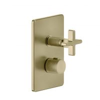 Встраиваемый термостатический смеситель Gessi Inciso 58236 для ванны/душа с переключателем на 3 источника схема 13