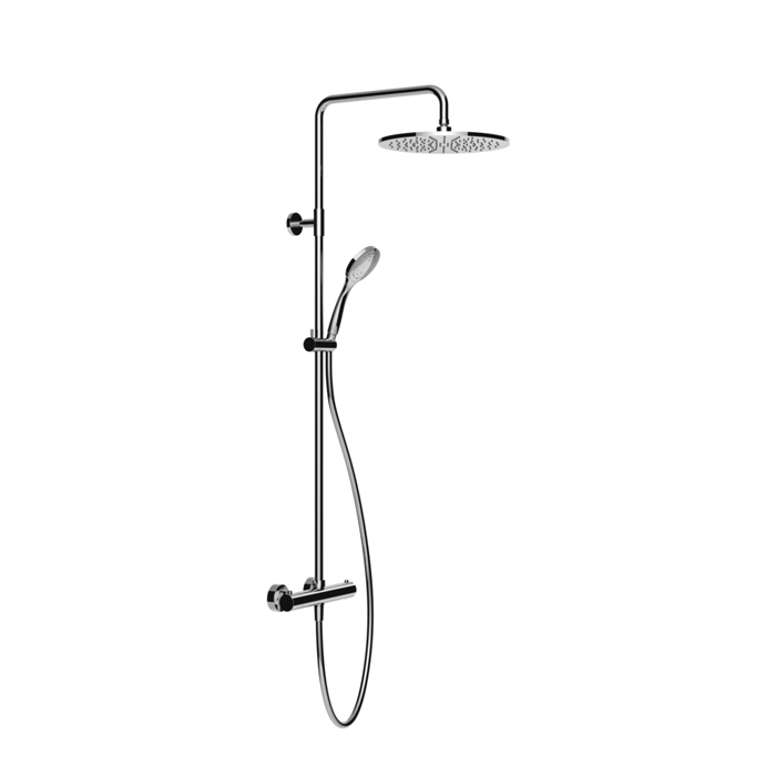 Душевая система с большим верхним душем Gessi Emporio shower с термостатическим смесителем 35183 ФОТО