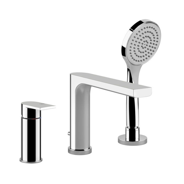Изображение Смеситель для ванны Gessi Emporio Via manzoni с переключателем 1,50м 38634