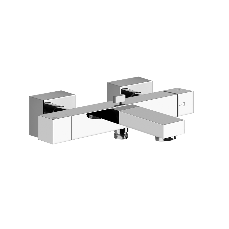 Смеситель для ванны и душа Gessi Rettangolo 20111 цена от 81 135 ₽ Фото Смеситель для ванны и душа Gessi Rettangolo 20111