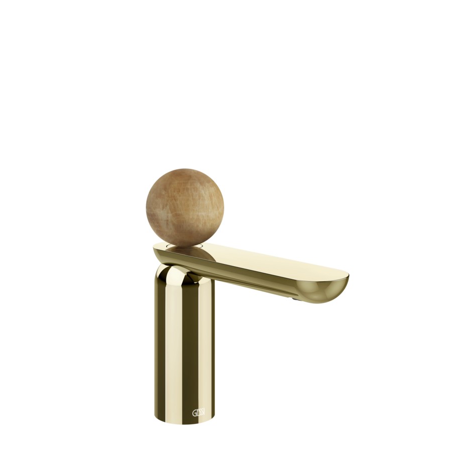 Смеситель для раковины Gessi Perle 74351 низкий с донным клапаном и вентилем из камня Onyx Cola ФОТО